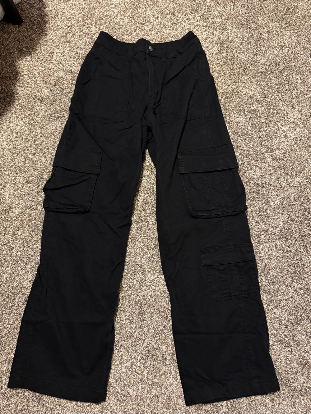 Black Hollister Cargo Pants